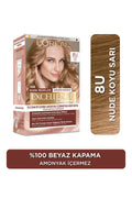 Excellence Creme Nude Renkler Saç Boyası – 8u Nude Koyu Sarı
