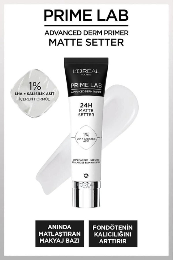 L'Oréal Paris Prime Lab Matte Setter Matlaştırıcı Salisilik Asit İçeren Primer